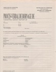 Formulaire de procès verbal de bornage